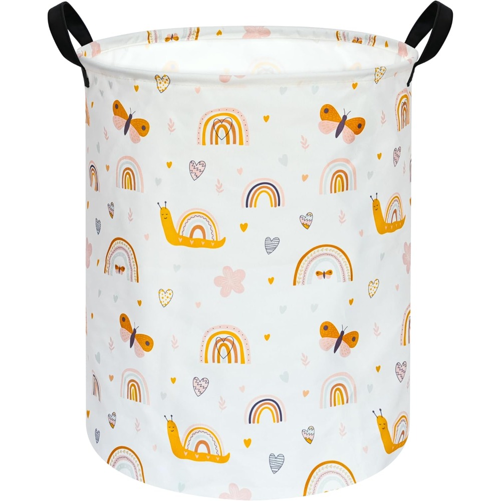 Baby Nursery Laundry Hamper - Large Laundry Basket Canvas Storage Bins