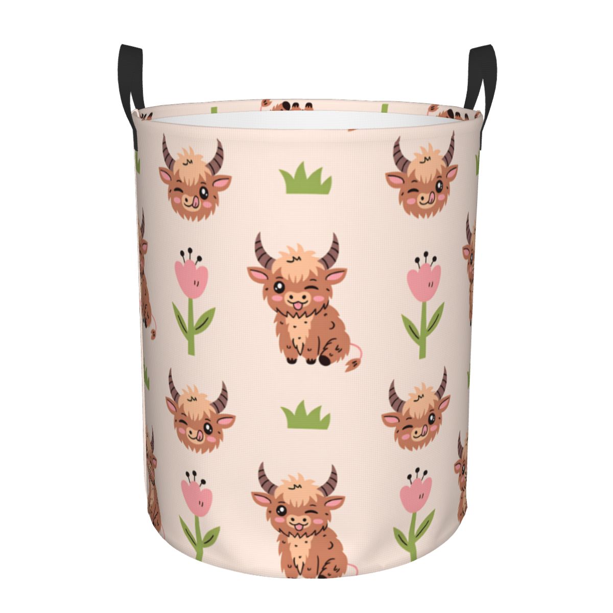 Cute Baby Highland Cows Laundr - огляд і ціна Baby Nursery Laundry Hamper