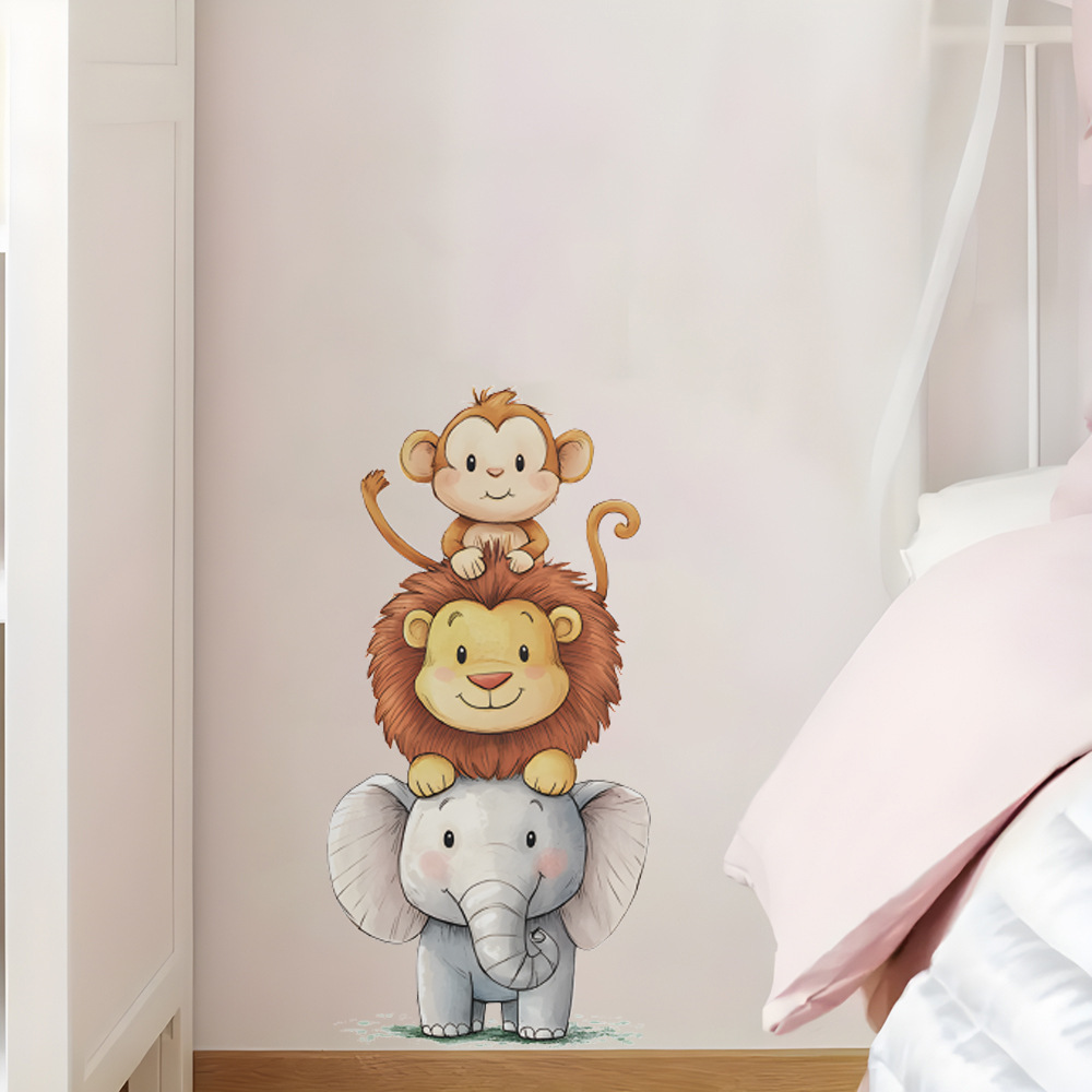 Cute Forest Animals Wall Stick - огляд і ціна Baby Nursery Vinyl