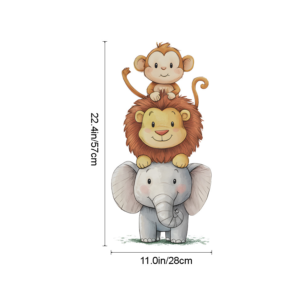 Cute Forest Animals Wall Stick - огляд і ціна Baby Nursery Vinyl