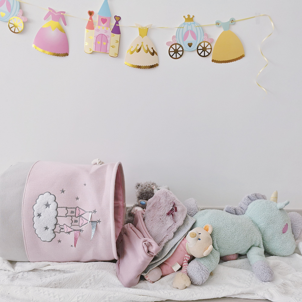 Large Pink Laundry Basket Kids - огляд і ціна Laundry Hamper Nursery