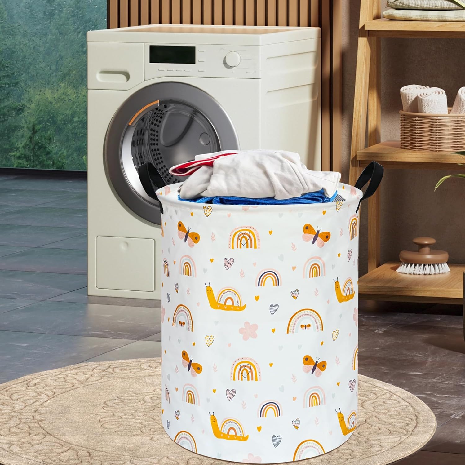 Large Laundry Basket Canvas St - огляд і ціна Baby Nursery Laundry Hamper