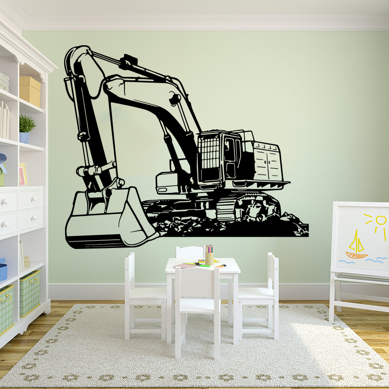Large Heavy Equipmen Excavator - огляд і ціна Baby Nursery Vinyl