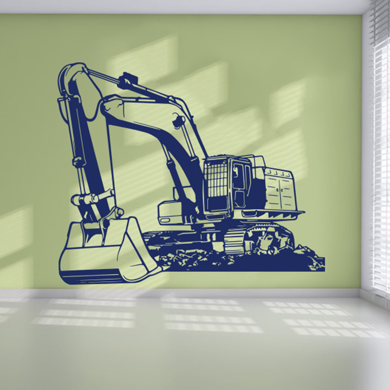 Large Heavy Equipmen Excavator - огляд і ціна Baby Nursery Vinyl