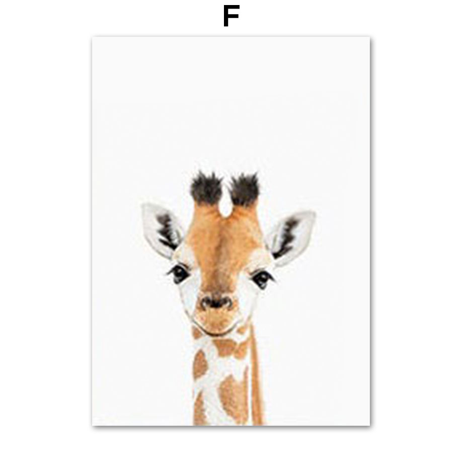 1pc frameless Canvas Painting  - огляд і ціна Baby Nursery Zoo Animals
