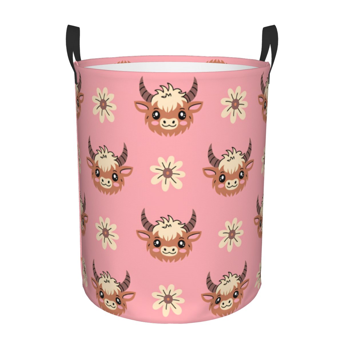 Cute Baby Highland Cows Laundr - огляд і ціна Baby Nursery Laundry Hamper