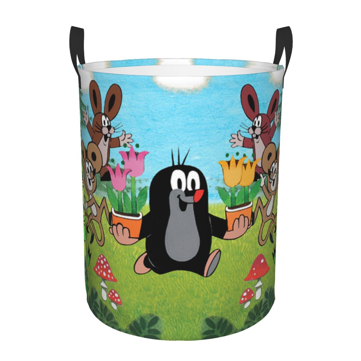 Happy Mole Laundry Basket Coll - огляд і ціна Laundry Hamper Nursery