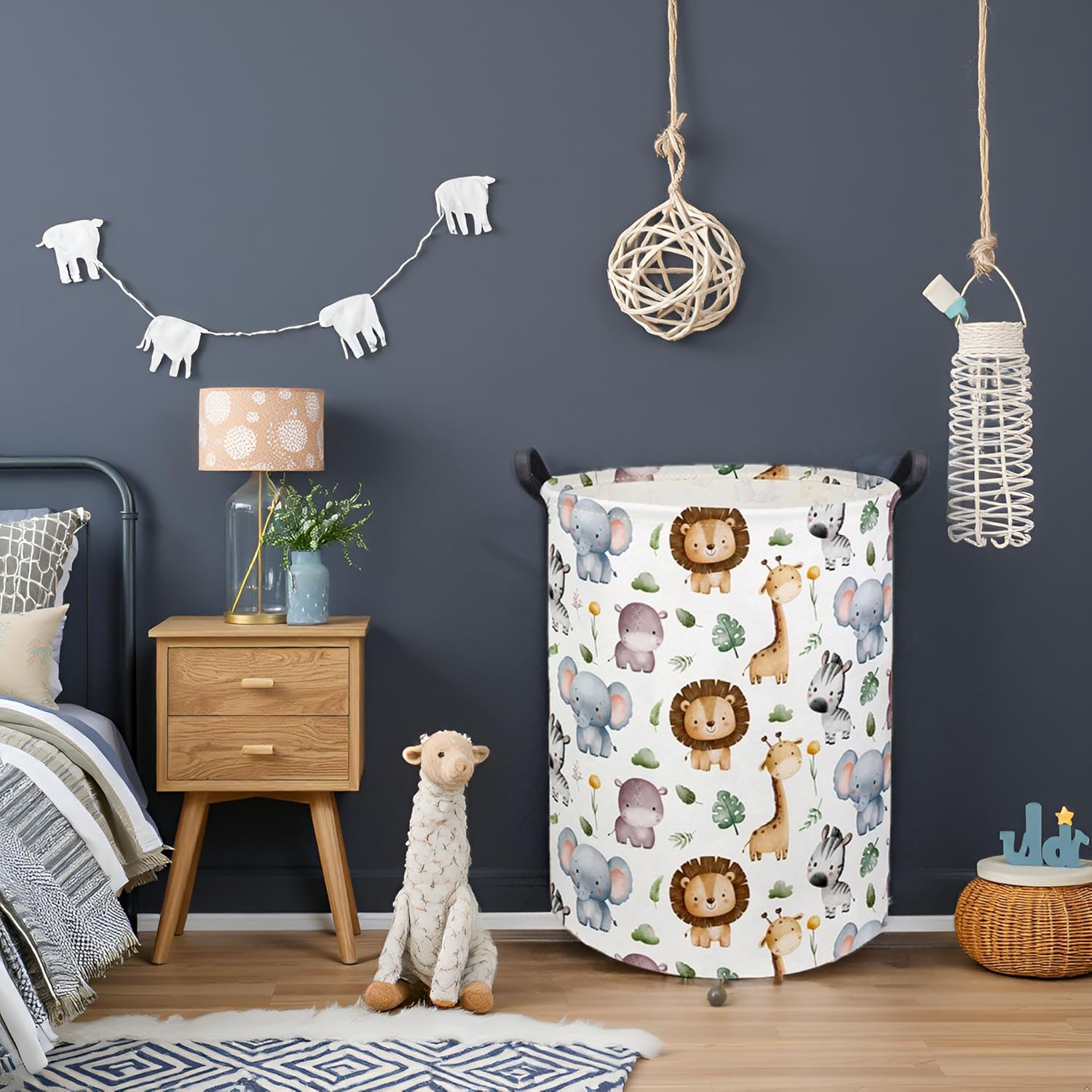 Baby Laundry Hamper Basket Bab - огляд і ціна Baby Nursery Laundry Hamper