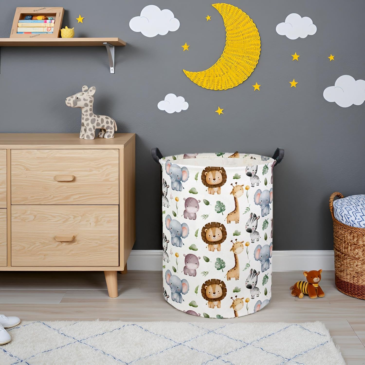 Baby Laundry Hamper Basket Bab - огляд і ціна Baby Nursery Laundry Hamper