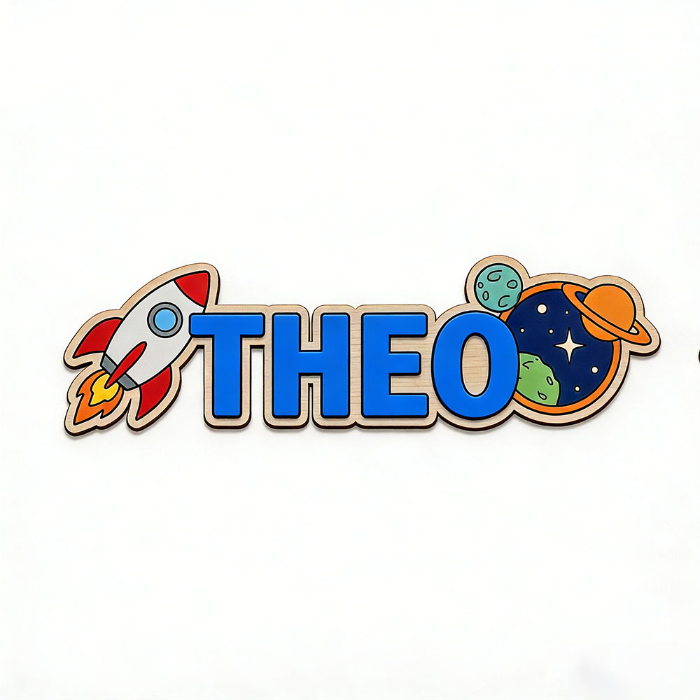 Personalized Space Rocket Name - огляд і ціна Baby Nursery In