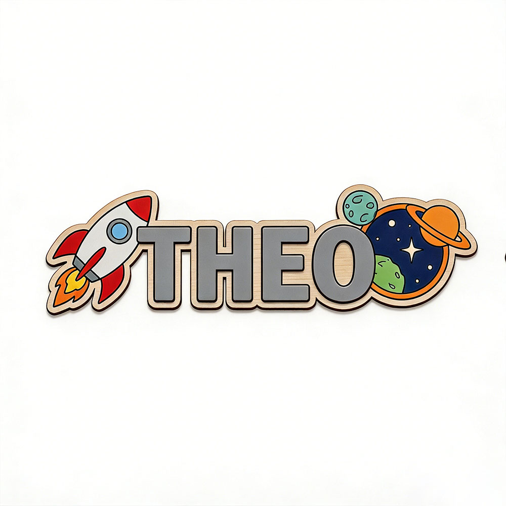 Personalized Space Rocket Name - огляд і ціна Baby Nursery In