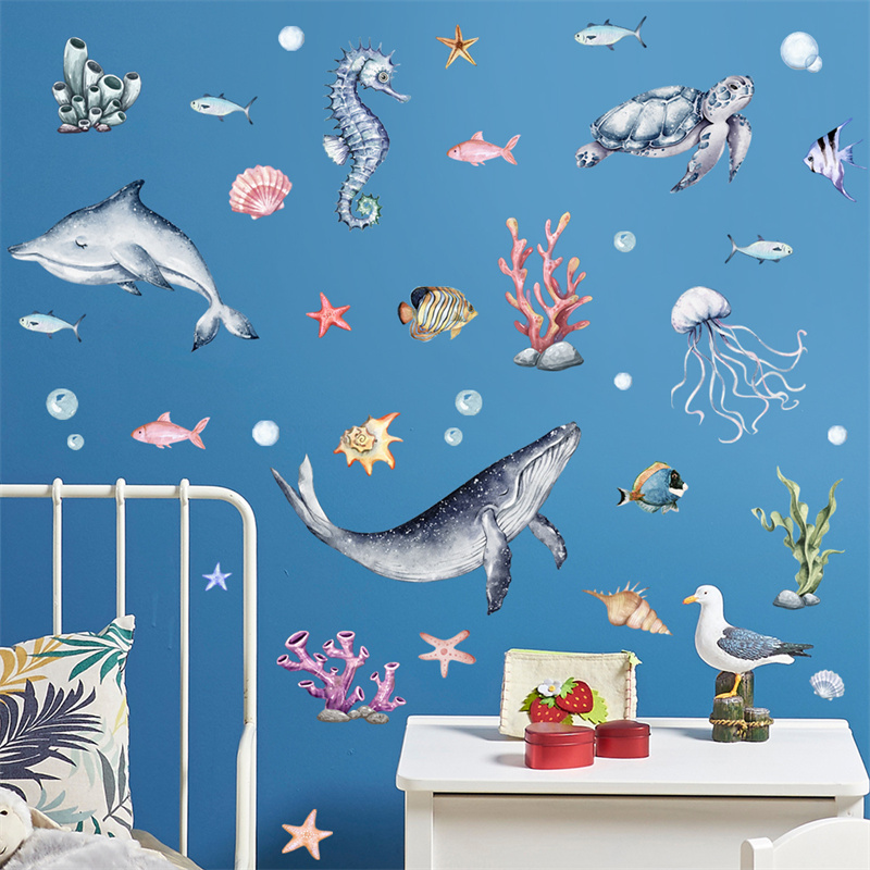 Luminous Ocean Animal Wall Sti - огляд і ціна Baby Nursery Vinyl