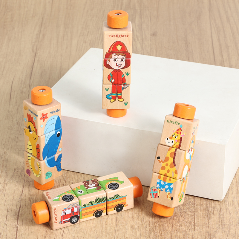 Baby Wooden Rotating Jigsaw Pu - огляд і ціна Baby Nursery Games
