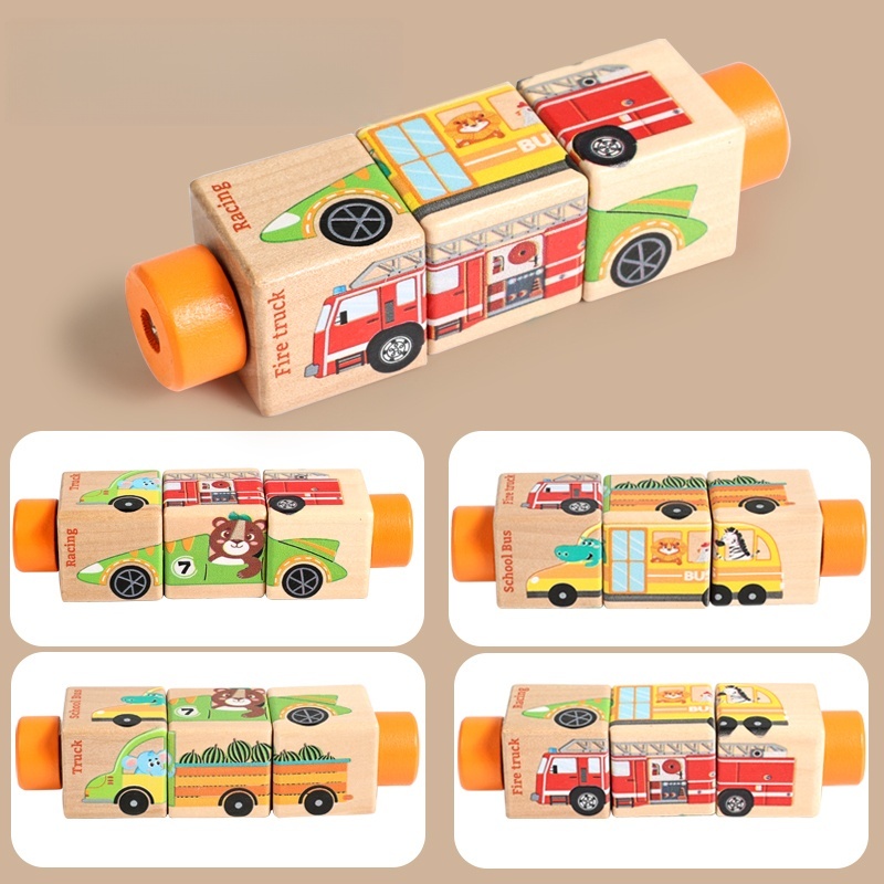Baby Wooden Rotating Jigsaw Pu - огляд і ціна Baby Nursery Games