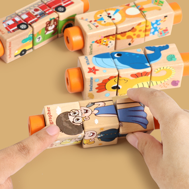 Baby Wooden Rotating Jigsaw Pu - огляд і ціна Baby Nursery Games