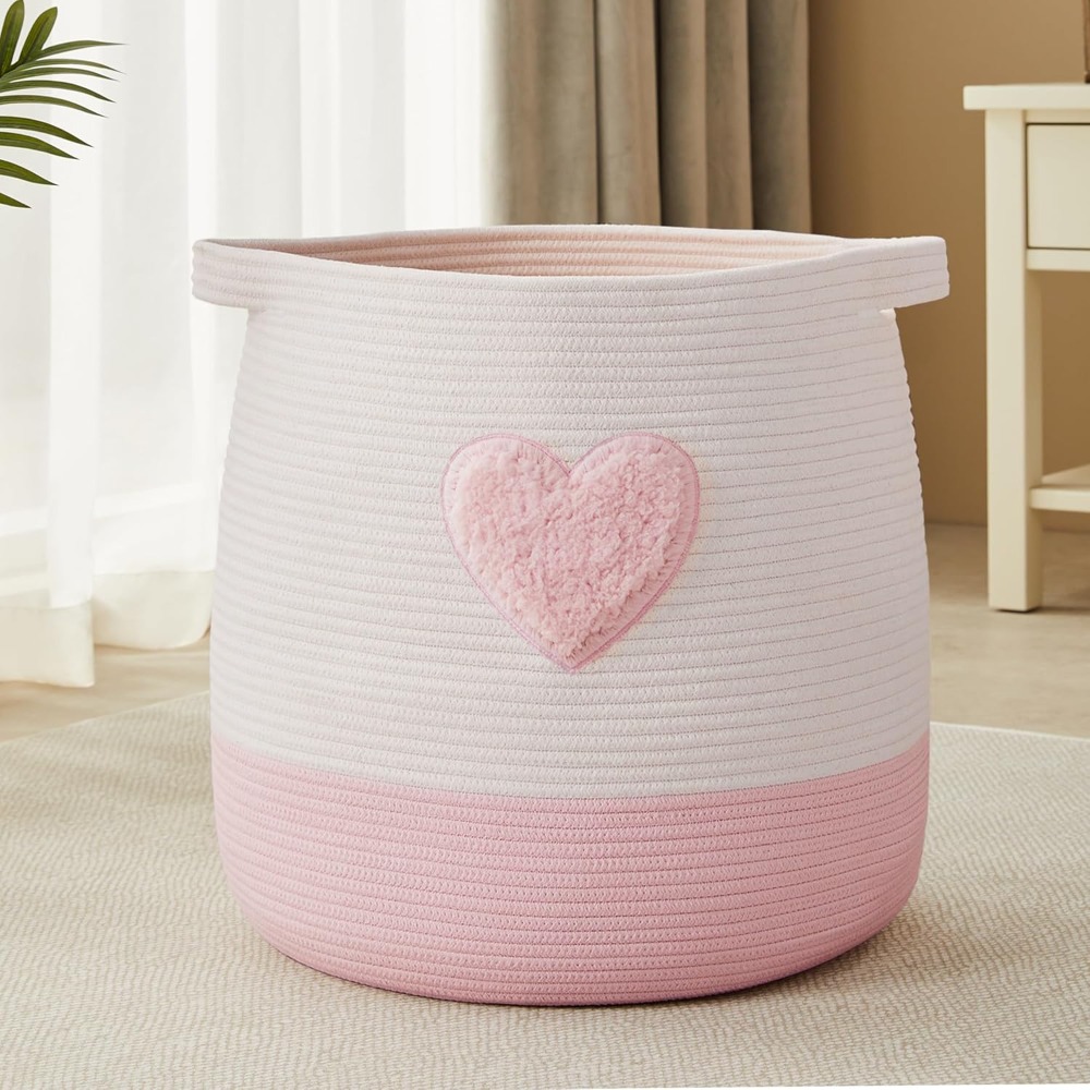 Pink Laundry Basket Hamper for - огляд і ціна Laundry Hamper Nursery