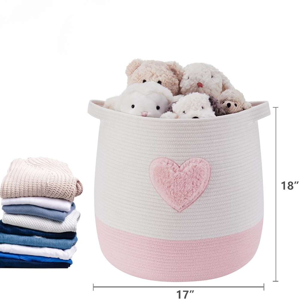 Pink Laundry Basket Hamper for - огляд і ціна Laundry Hamper Nursery