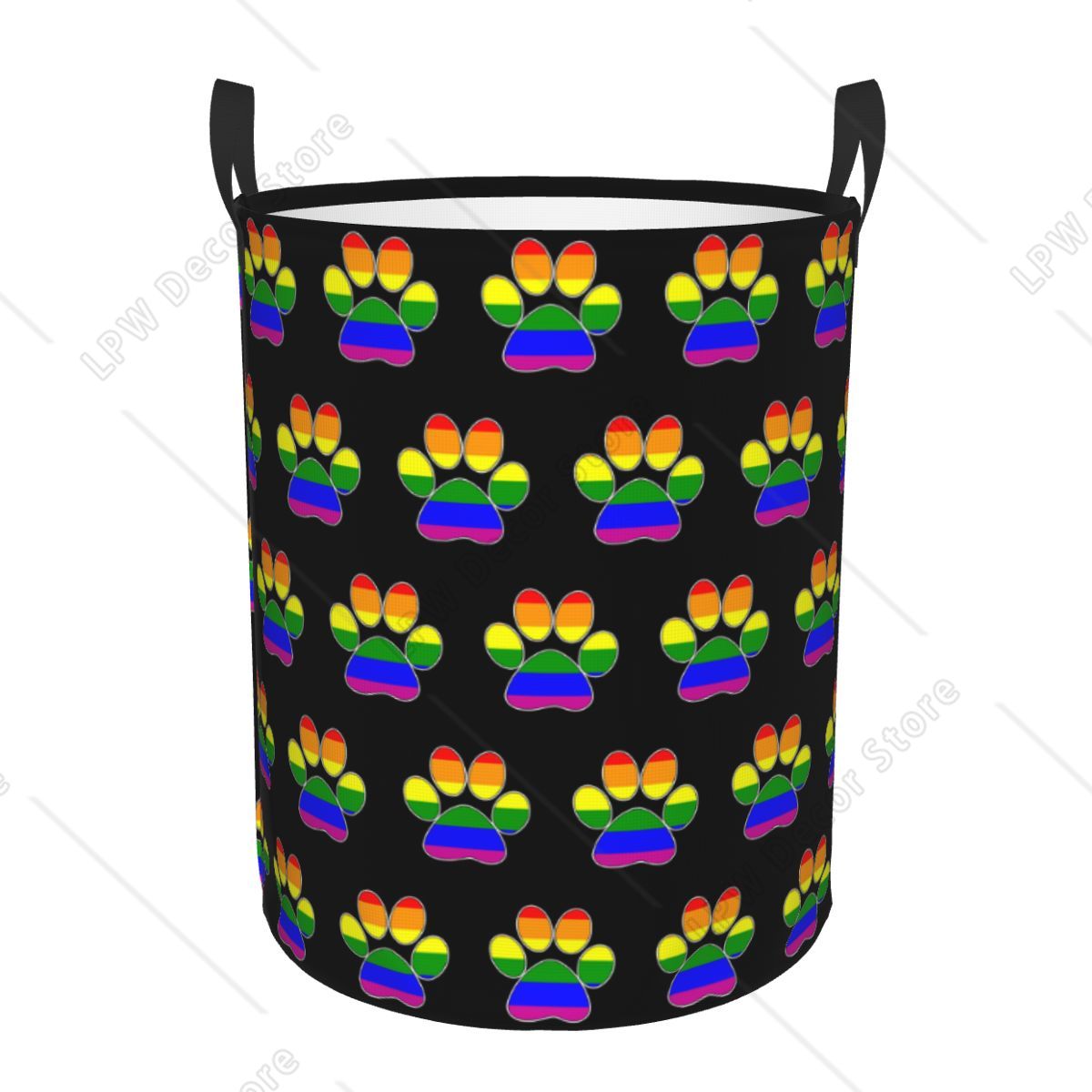 Custom LGBT Pride Gay Paw Laun - огляд і ціна Baby Nursery Laundry Hamper