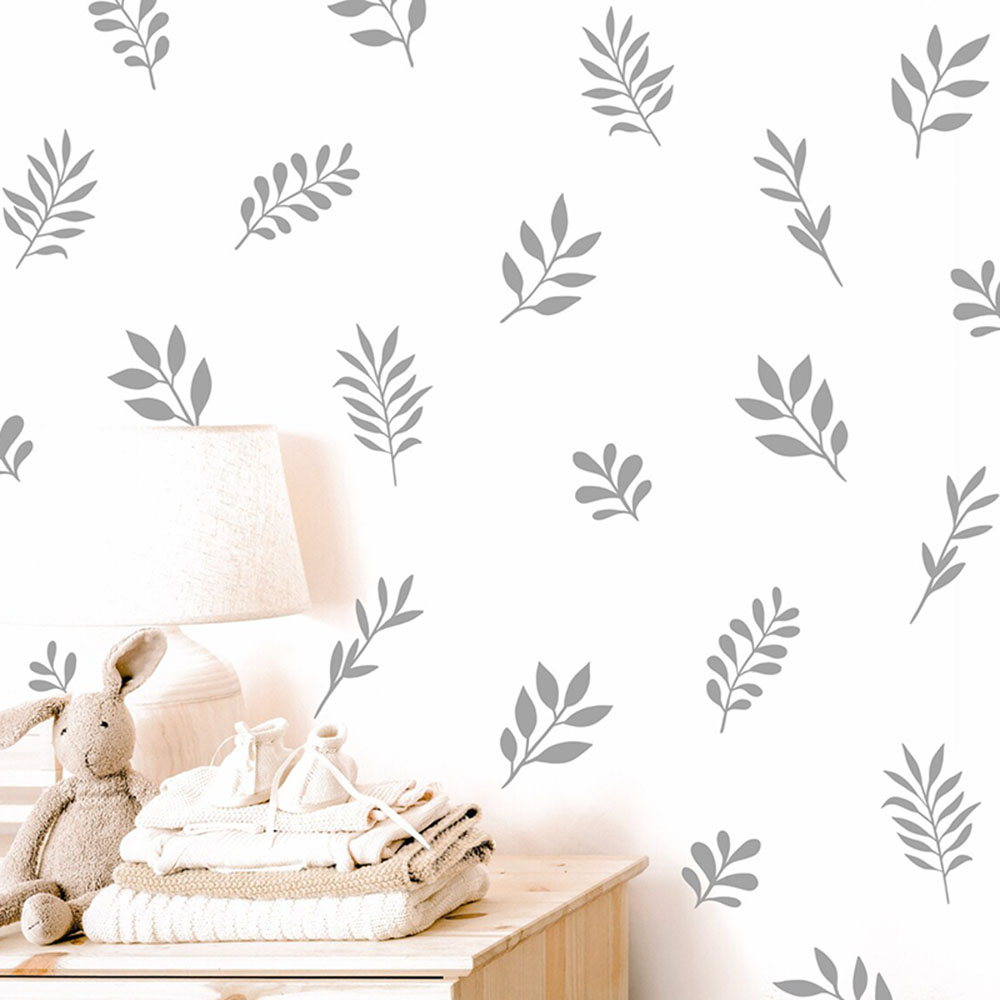 41Pcs Botanical Leaf Wall Stic - огляд і ціна Baby Nursery Vinyl