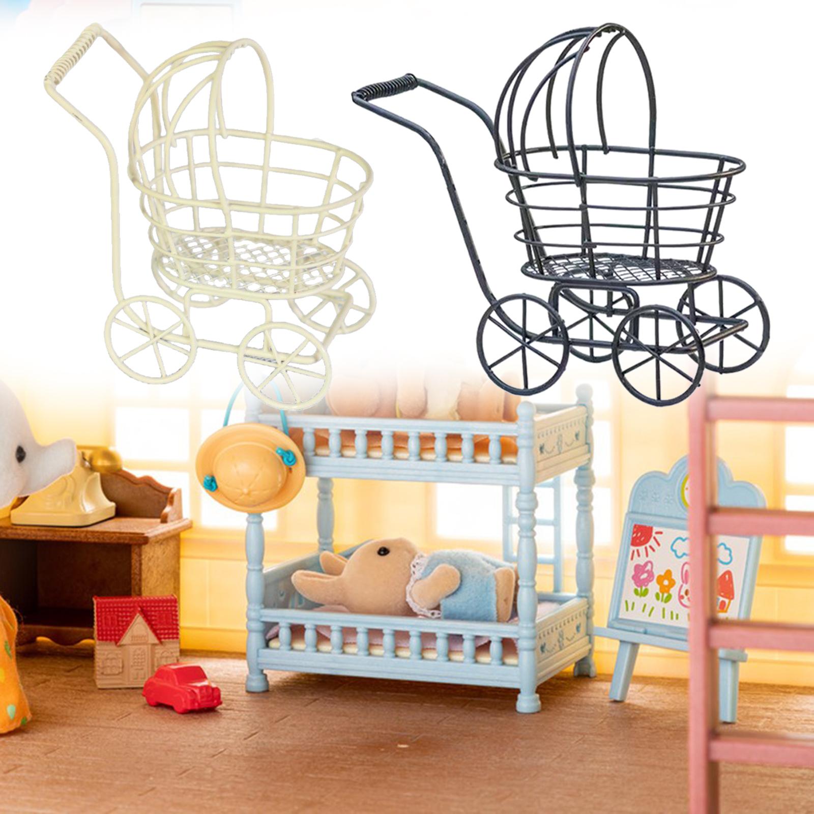 1:12 Scale Dollhouse Baby Pram - огляд і ціна Baby Nursery Layout
