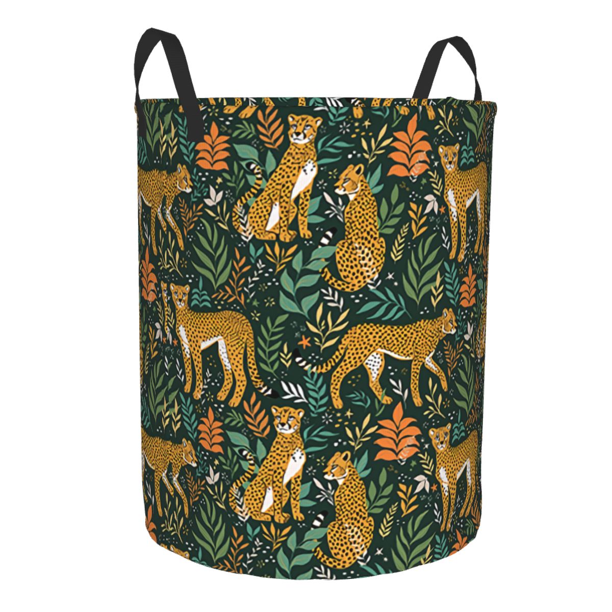 Jungle Cheetahs Pattern Laundr - огляд і ціна Laundry Hamper Nursery